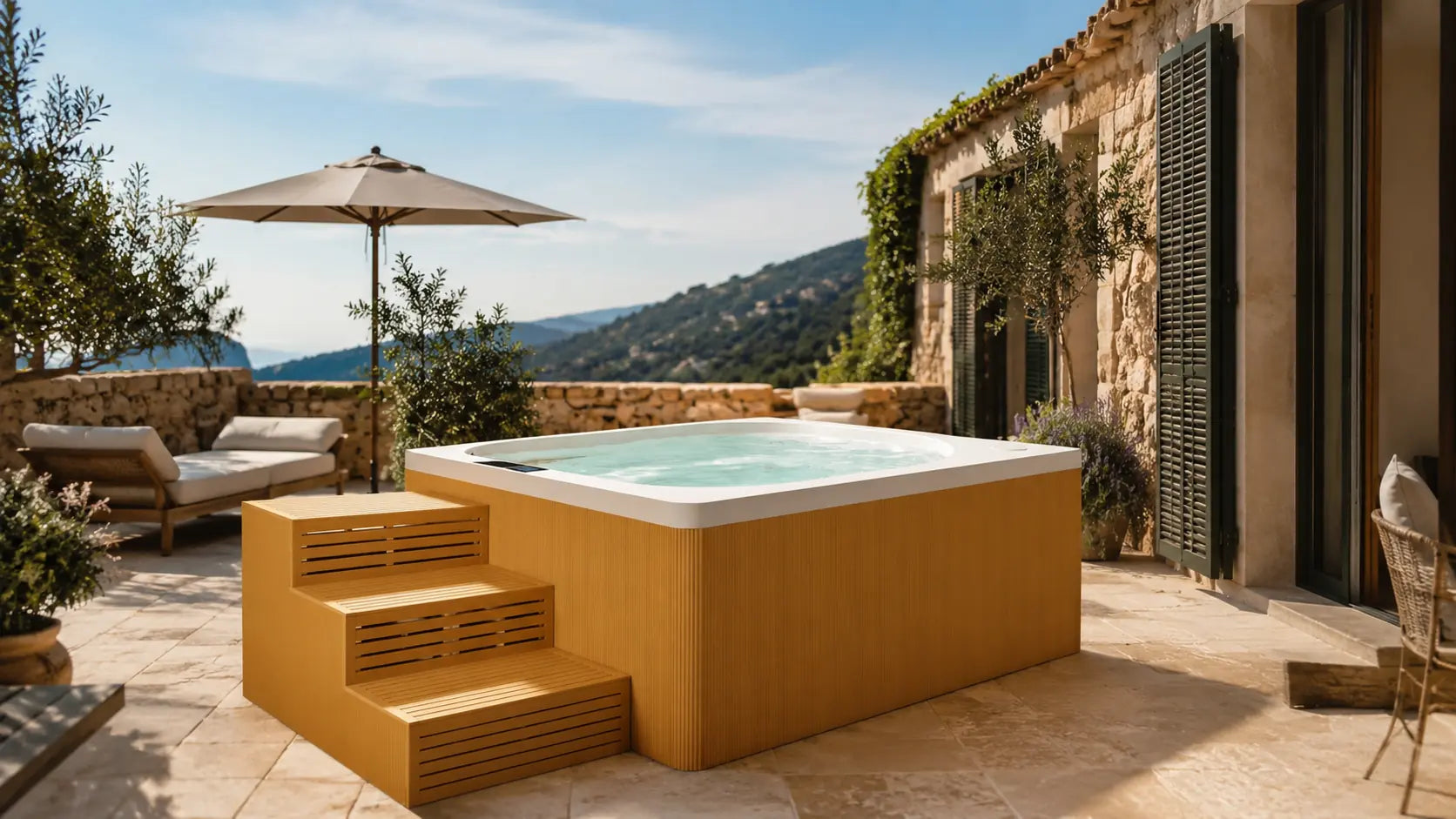 Die The Eye Whirlpool Serie von Paolo Ferralli vereint außergewöhnliches Design mit moderner Whirlpooltechnik und umfasst drei Modellvarianten für unterschiedliche Ansprüche. Die Modelle The Eye, The Eye Plus oder The Eye Pro überzeugen mit ihrer markanten Formensprache, der hochwertigen Paolo Ferralli Wave Designverkleidung und großzügigem Platz für bis zu vier Personen. Die Serie ist in drei Farbvarianten erhältlich und fügt sich harmonisch in moderne Gärten und Terrassen ein. Je nach Modell profitieren S