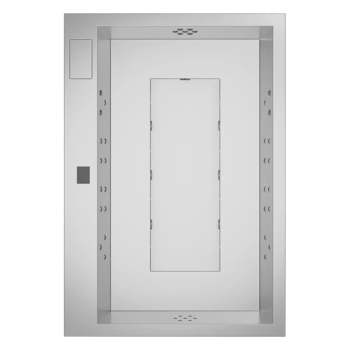 MIRAGE ist ein exklusiver Edelstahl Whirlpool für bis zu 8 Personen. Minimalistisches Design, V4A Edelstahl und hochwertige Spa Technik für Mallorca