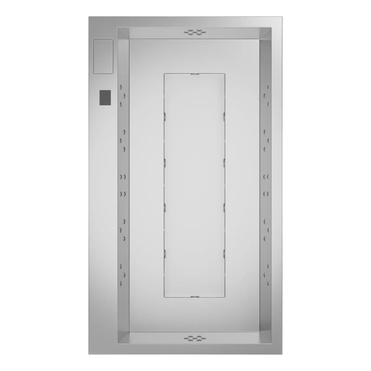 ONYX ist ein exklusiver Edelstahl Whirlpool für bis zu 10 Personen. V4A Edelstahl, minimalistisches Design und hochwertige Spa Technik für Garten und Terrasse.