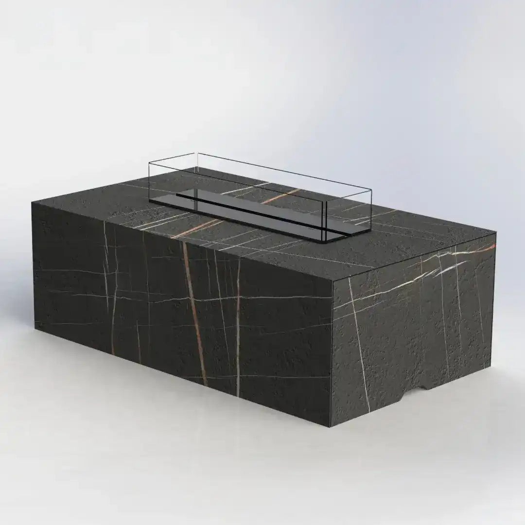 Exklusive Feuerstelle für moderne Terrassen und Gärten. Die Cubo überzeugt durch klare Linien, hochwertige Materialien und individuelle Gestaltungsmöglichkeiten.