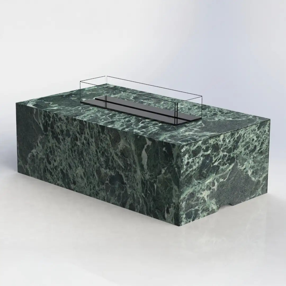 Exklusive Feuerstelle für moderne Terrassen und Gärten. Die Cubo überzeugt durch klare Linien, hochwertige Materialien und individuelle Gestaltungsmöglichkeiten.