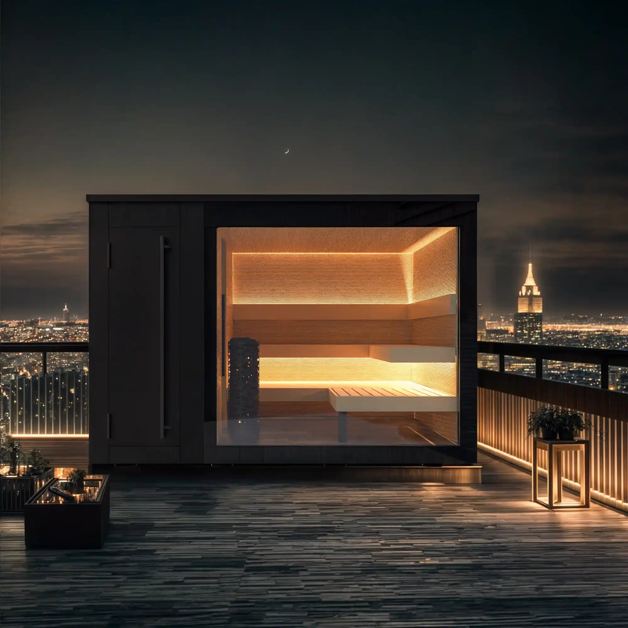 Gartensauna als privater Wellnessbereich im eigenen Außenbereich