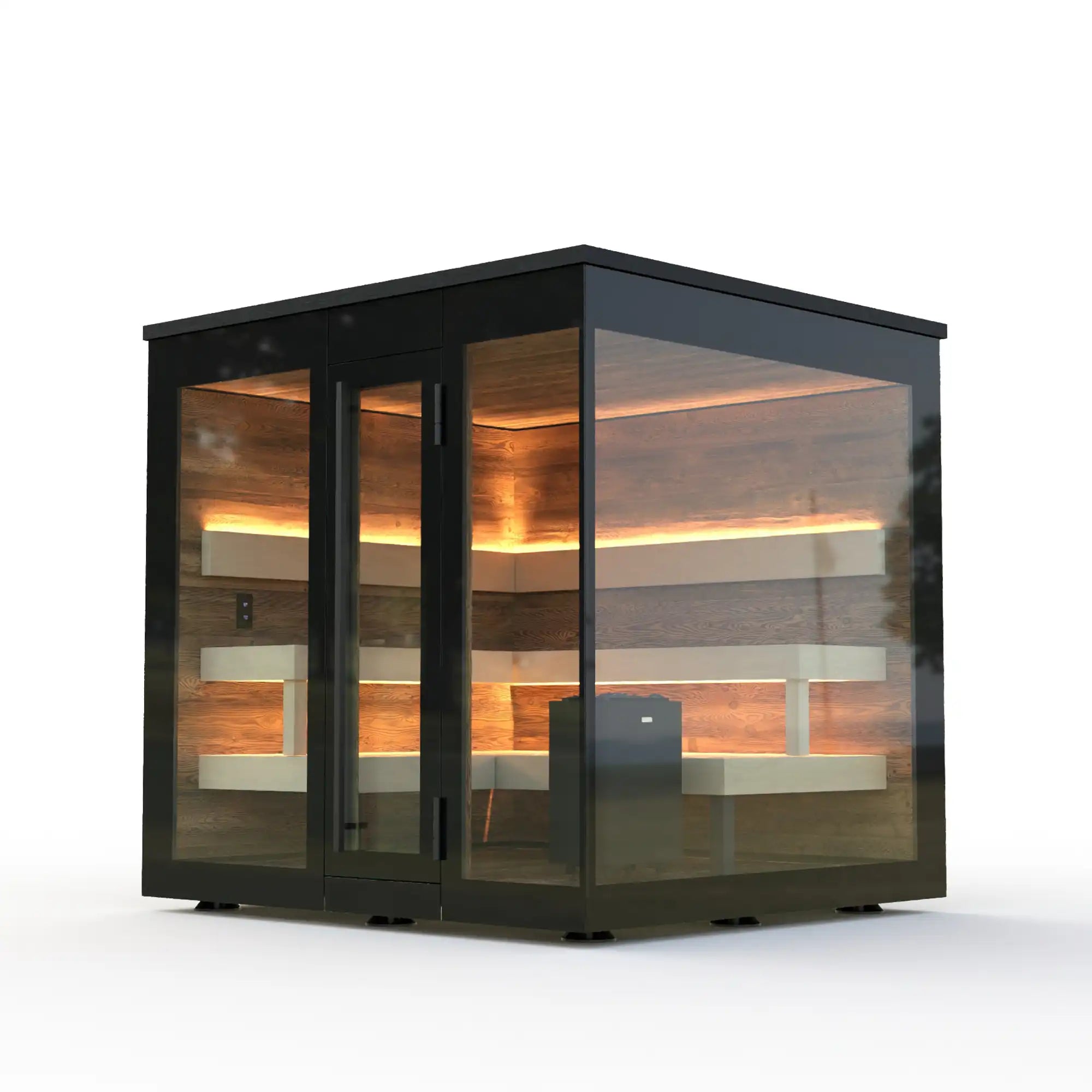 Gartensauna MEO One, Designlinie Panorama