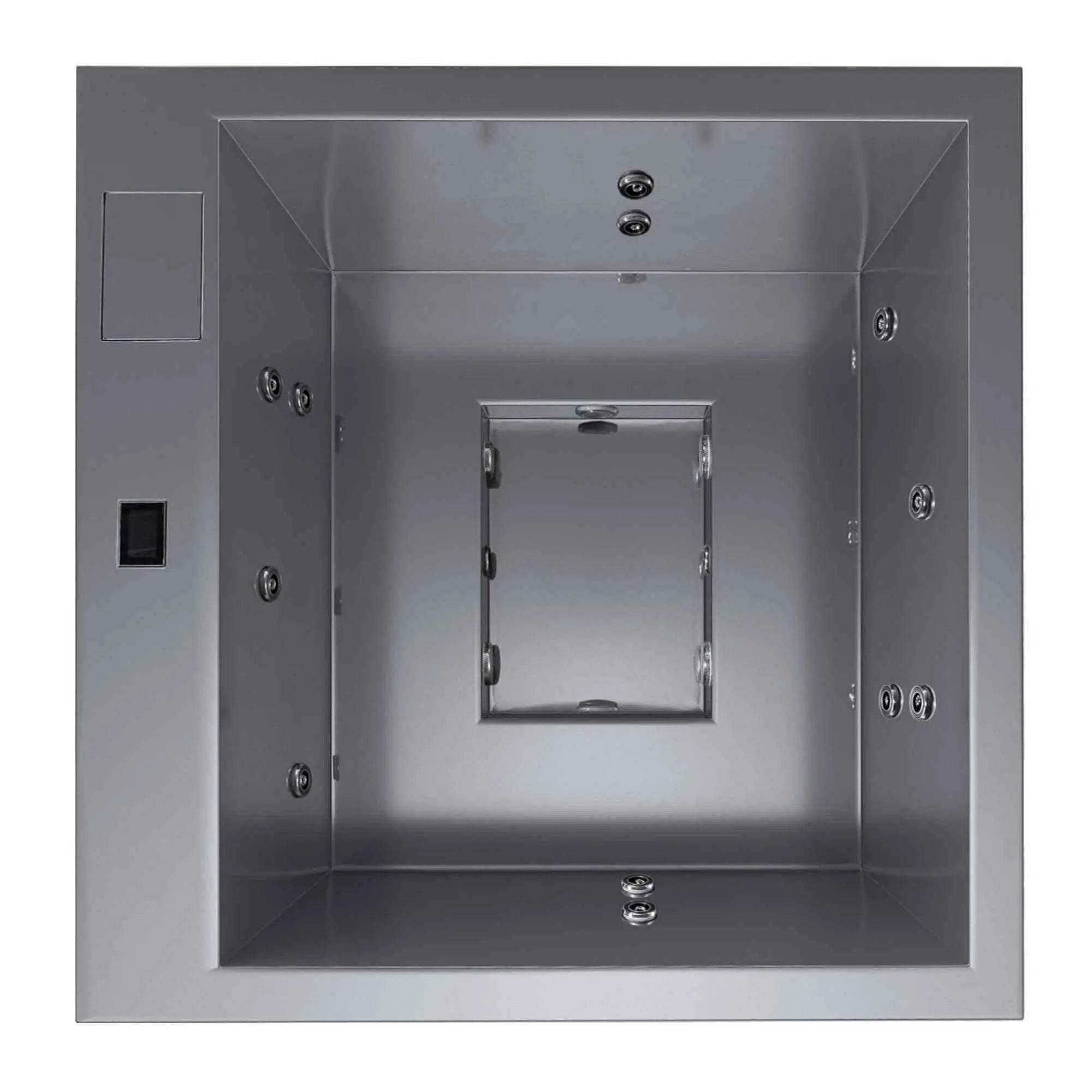 Edelstahl Whirlpool Inoxidable - AZURA SPA & LIVING