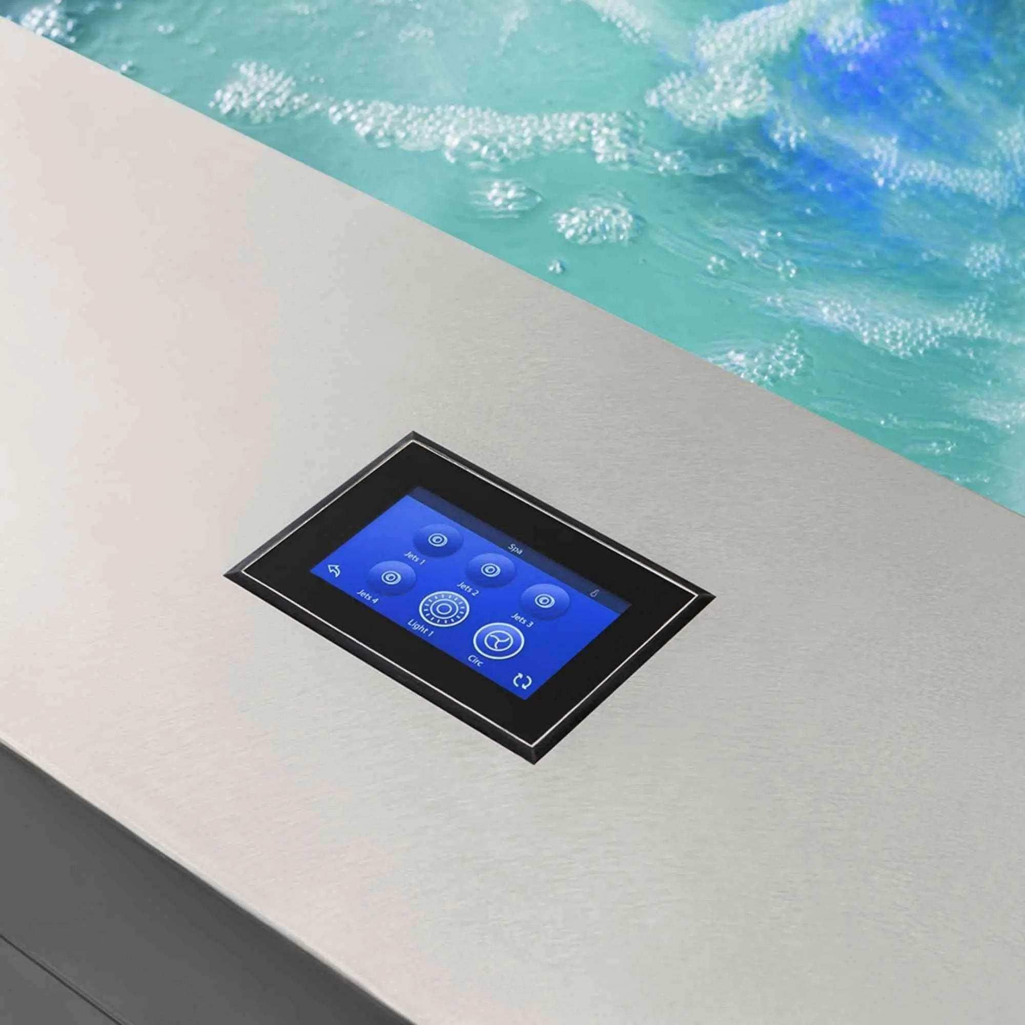 Edelstahl Whirlpool Inoxidable - AZURA SPA & LIVING