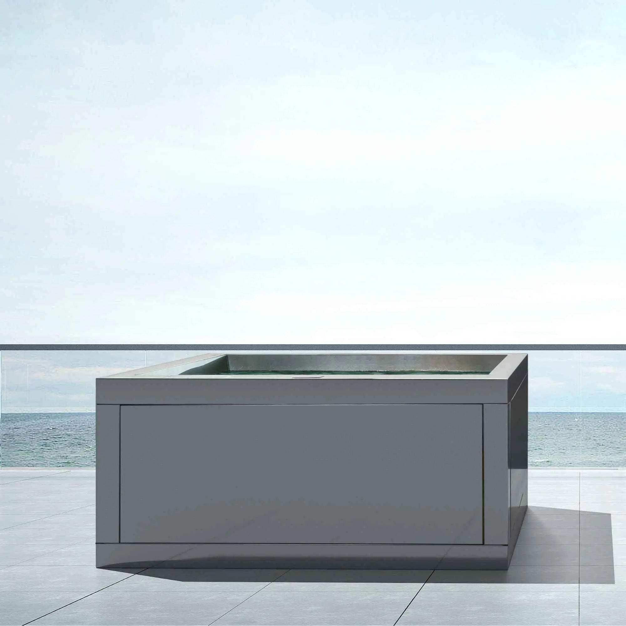 Edelstahl Whirlpool Inoxidable - AZURA SPA & LIVING