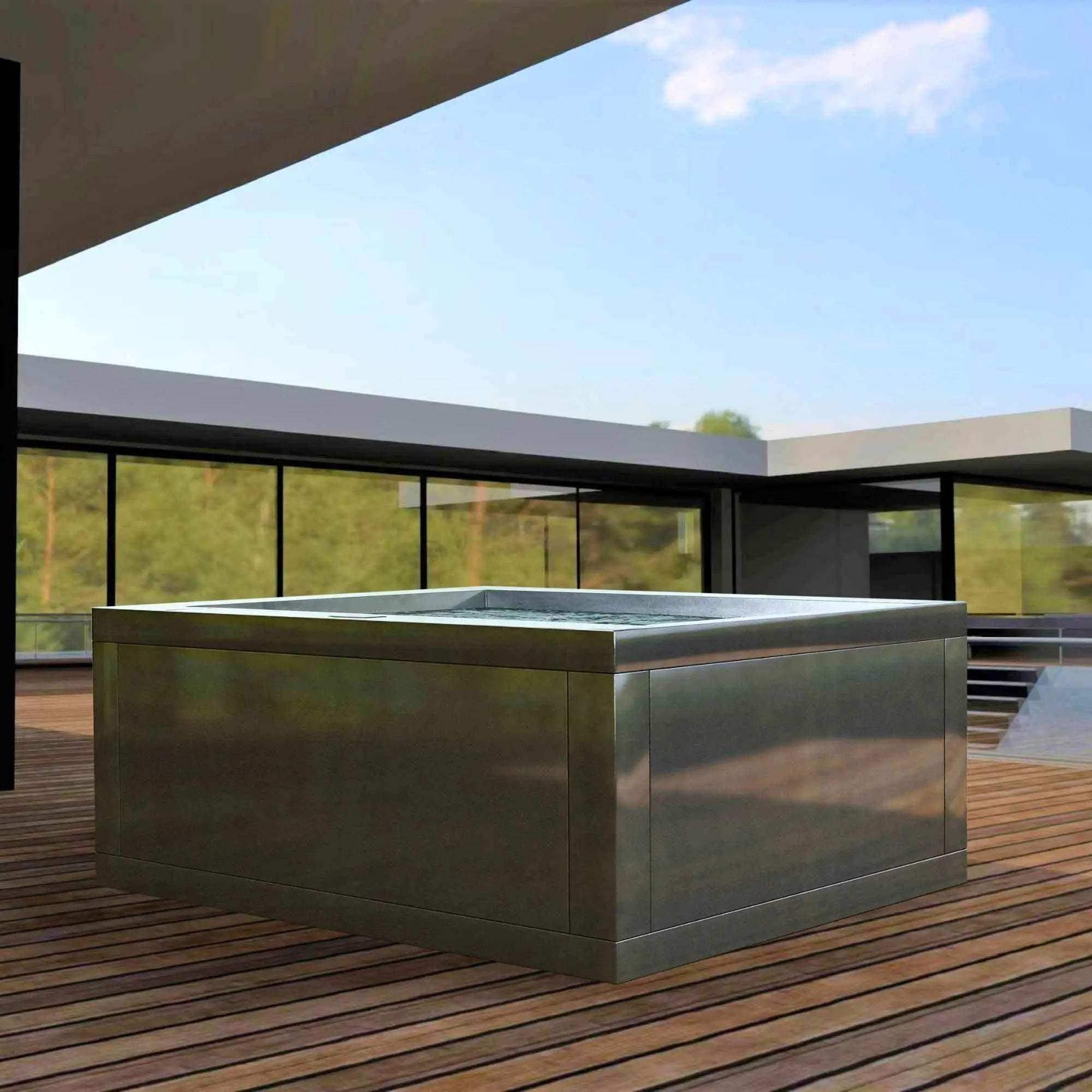 Edelstahl Whirlpool Inoxidable - AZURA SPA & LIVING