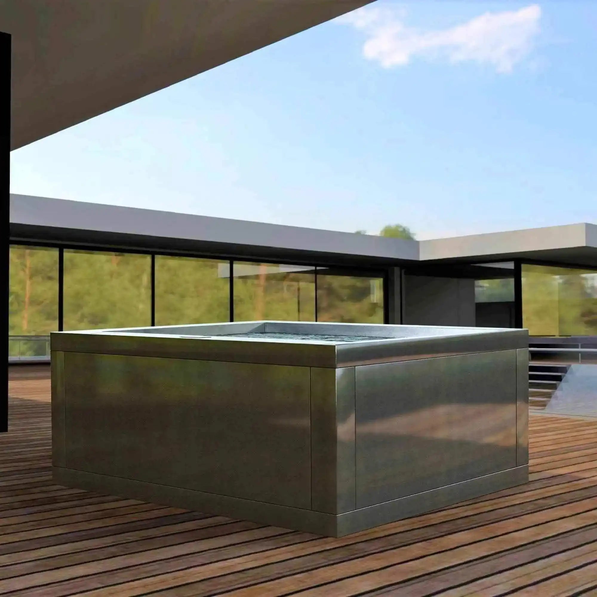 Edelstahl Whirlpool Inoxidable - AZURA SPA & LIVING
