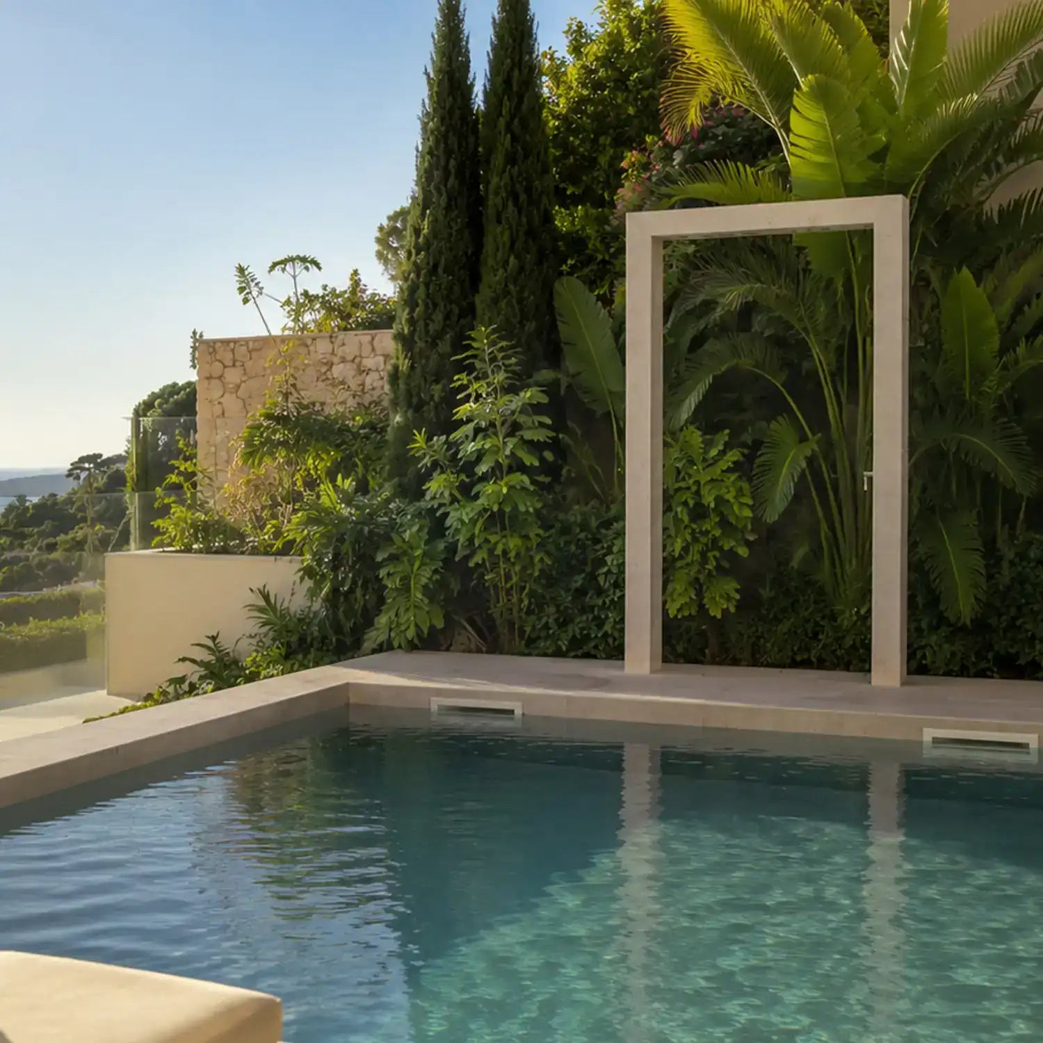 MINNO schafft einen außergewöhnlichen Blickfang und verleiht Hotels und Beach Clubs einen hohen Wiedererkennungswert. Die markante Rahmenform setzt Ausblicke auf Meer, Pool oder Landschaft eindrucksvoll in Szene und schafft einen natürlichen Fotopunkt für Gäste und hochwertige Social Media Inhalte. Material, Oberfläche und Ausstattung lassen sich individuell auf jedes Projekt abstimmen.