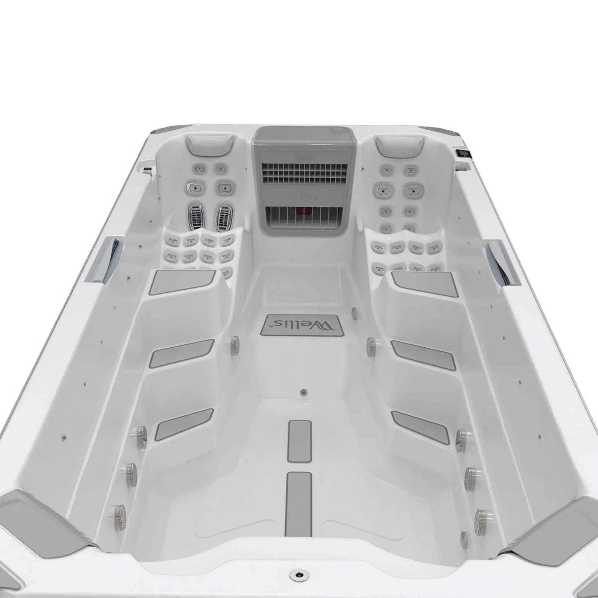 Der Wellis Swim Spa Amazonas Grand Prix Life vereint Fitness & Wellness. Er verfügt 48 Düsen, SmartTouch, AquaSoul™ 4.1, LED-Lichttherapie & W-Flow. Bei Azura Spa & Living auf Mallorca.