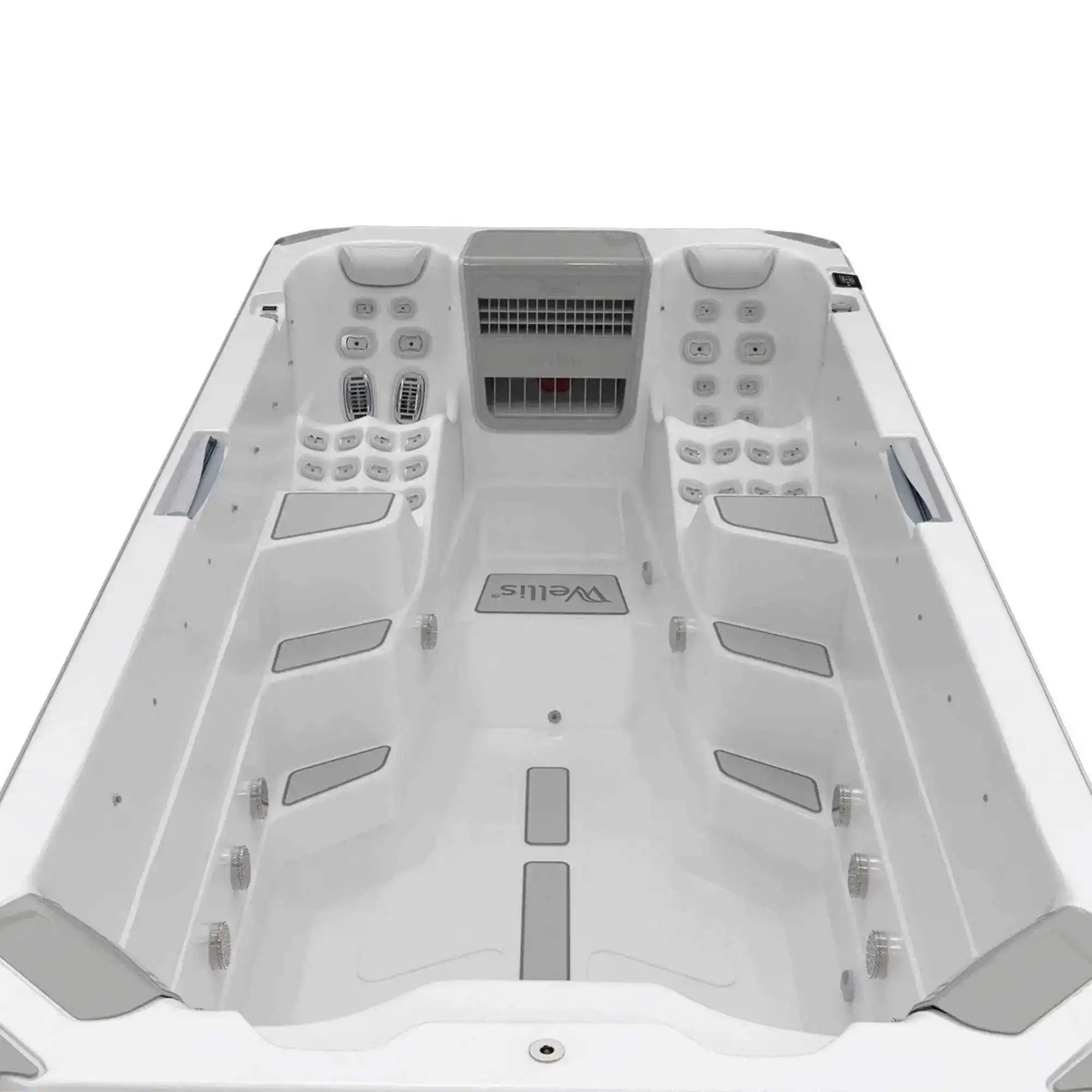 Der Wellis Swim Spa Amazonas Grand Prix Life vereint Fitness & Wellness. Er verfügt 48 Düsen, SmartTouch, AquaSoul™ 4.1, LED-Lichttherapie & W-Flow. Bei Azura Spa & Living auf Mallorca.