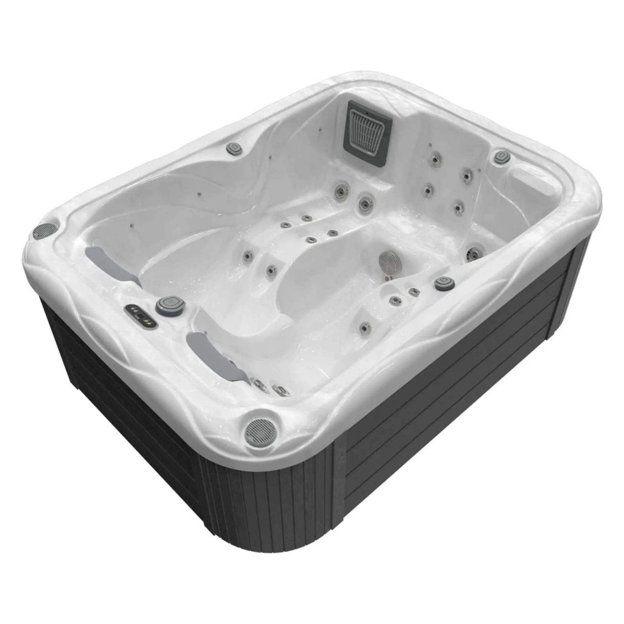 Der Wellis Firenze Life Whirlpool verfügt über 3 Sitze, 37 Düsen, MyMusic 2.0, Wi-Fi Steuerung, Soundsystem und LED-Lichttherapie - jetzt bei Azura Spa & Living