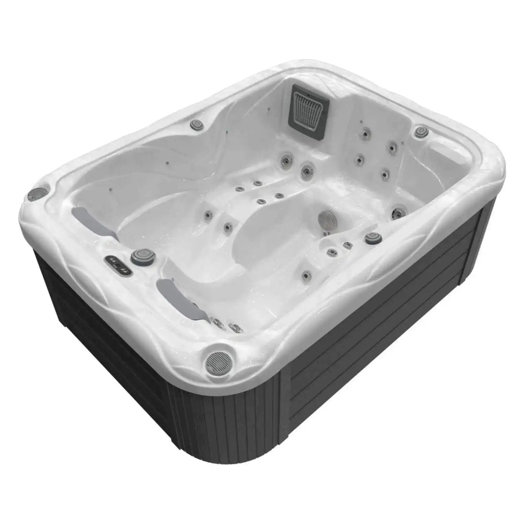 Der Wellis Firenze Life Whirlpool verfügt über 3 Sitze, 37 Düsen, MyMusic 2.0, Wi-Fi Steuerung, Soundsystem und LED-Lichttherapie - jetzt bei Azura Spa & Living