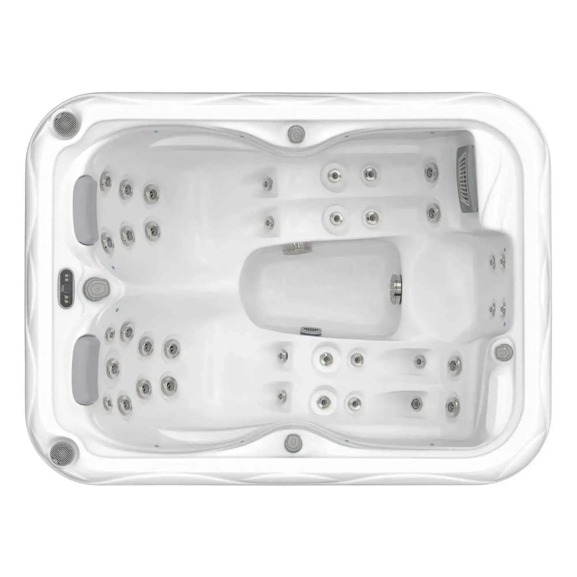 Der Wellis Firenze Life Whirlpool verfügt über 3 Sitze, 37 Düsen, MyMusic 2.0, Wi-Fi Steuerung, Soundsystem und LED-Lichttherapie - jetzt bei Azura Spa & Living