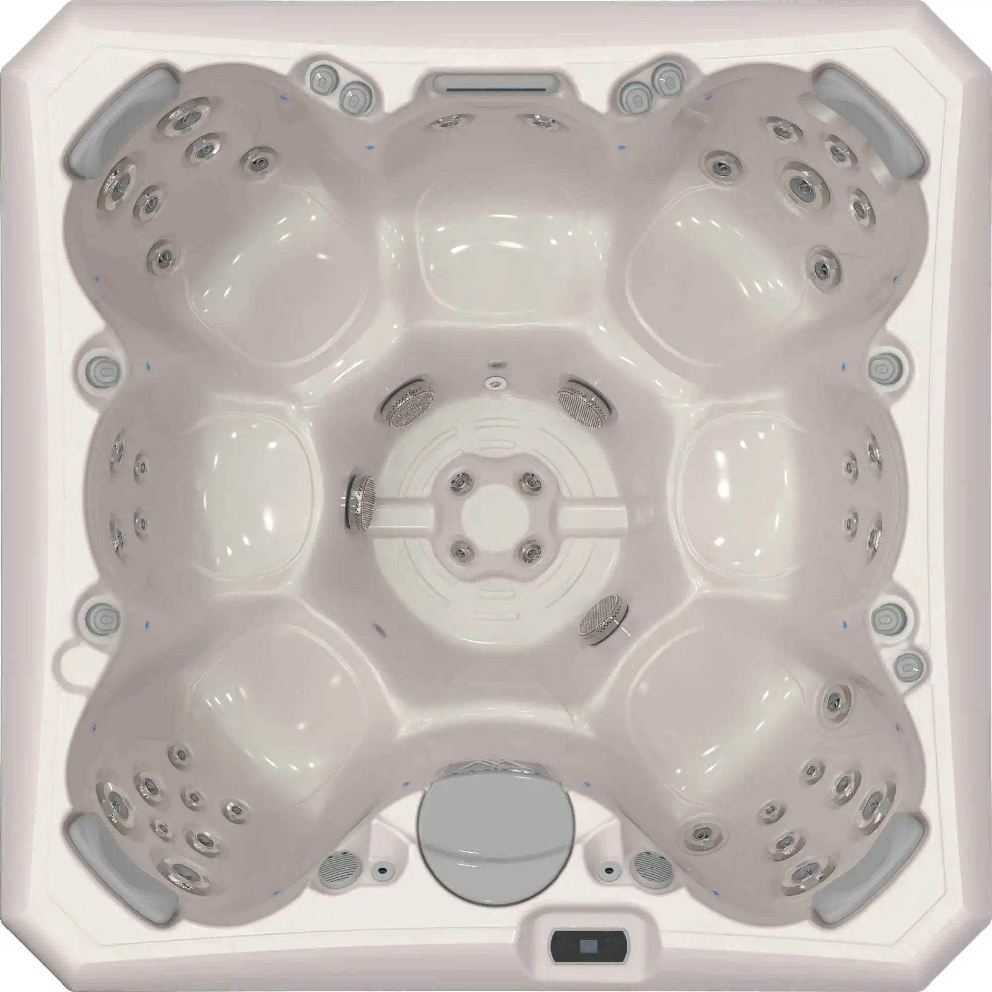 Der Whirlpool Lima Life von Wellis verfügt über sieben Sitze, 44 Düsen, eine 3 kW starke Heizung, ein MyMusic™ 2.0 Soundsystem und WLAN. Er ist ideal für Gruppen und energieeffizient.