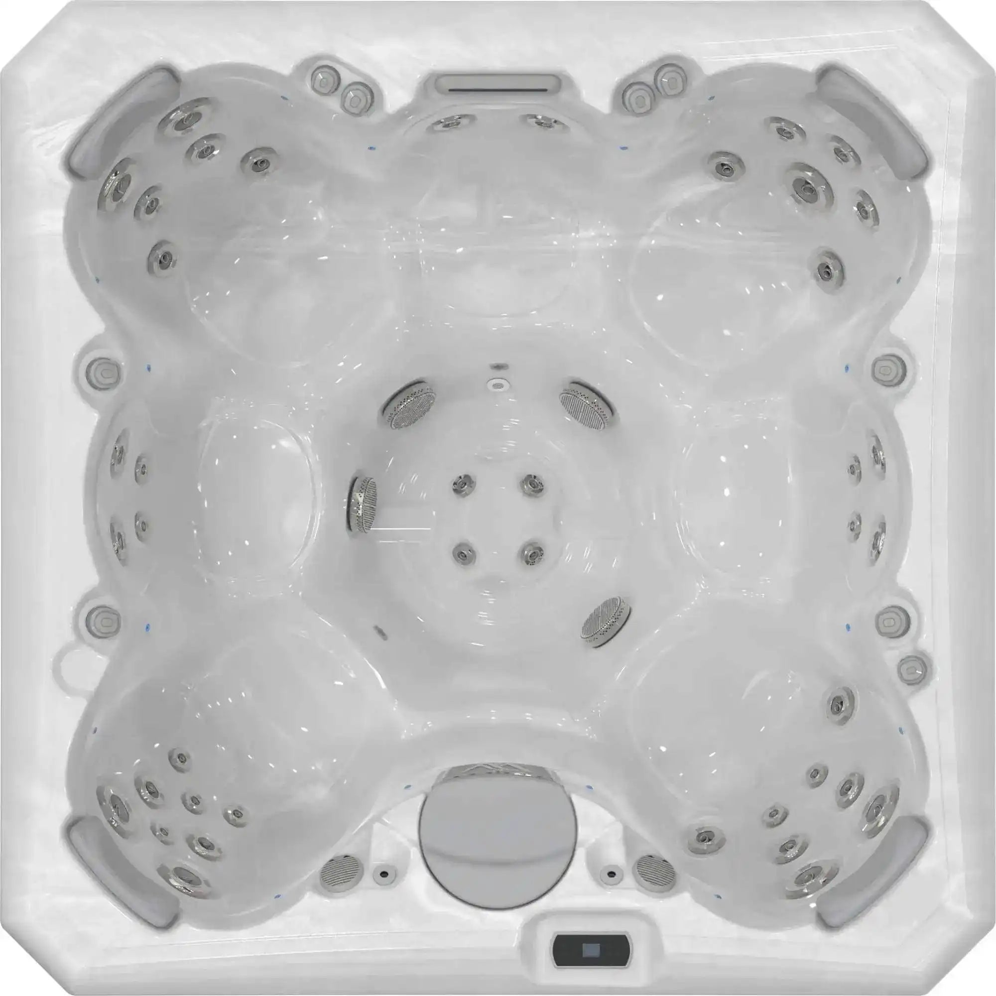 Der Whirlpool Lima Life von Wellis verfügt über sieben Sitze, 44 Düsen, eine 3 kW starke Heizung, ein MyMusic™ 2.0 Soundsystem und WLAN. Er ist ideal für Gruppen und energieeffizient.