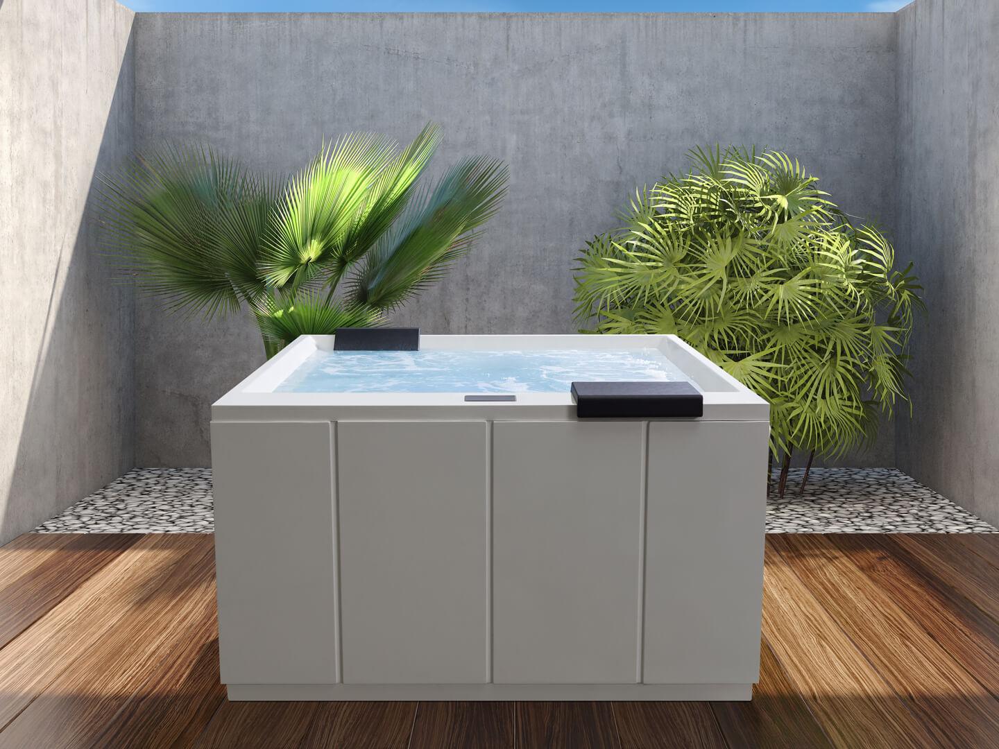 Whirlpool Paolo Ferralli Minimalista 4 Personen - 3 Pumpen - AZURA SPA & LIVING