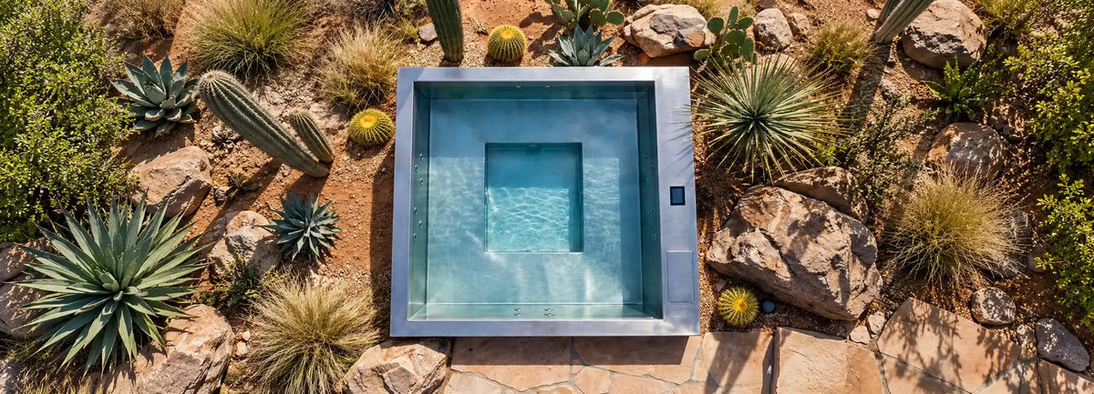 Edelstahl Whirlpool Ember Mallorca