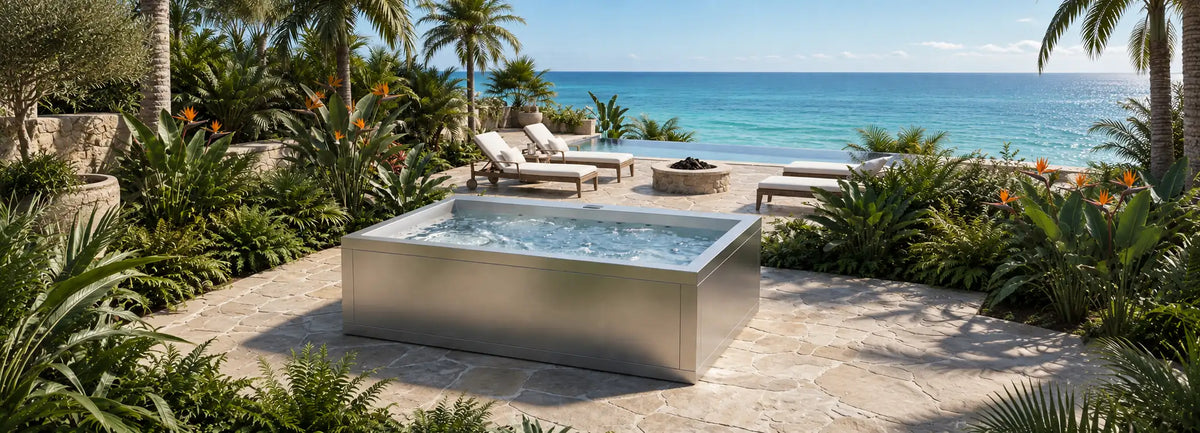 Edelstahl Whirlpool MIRAGE Mallorca