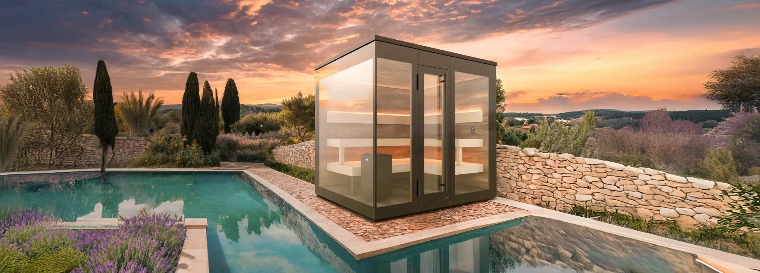 Garten Aussensauna kaufen bei AZURA SPA & LIVING. 