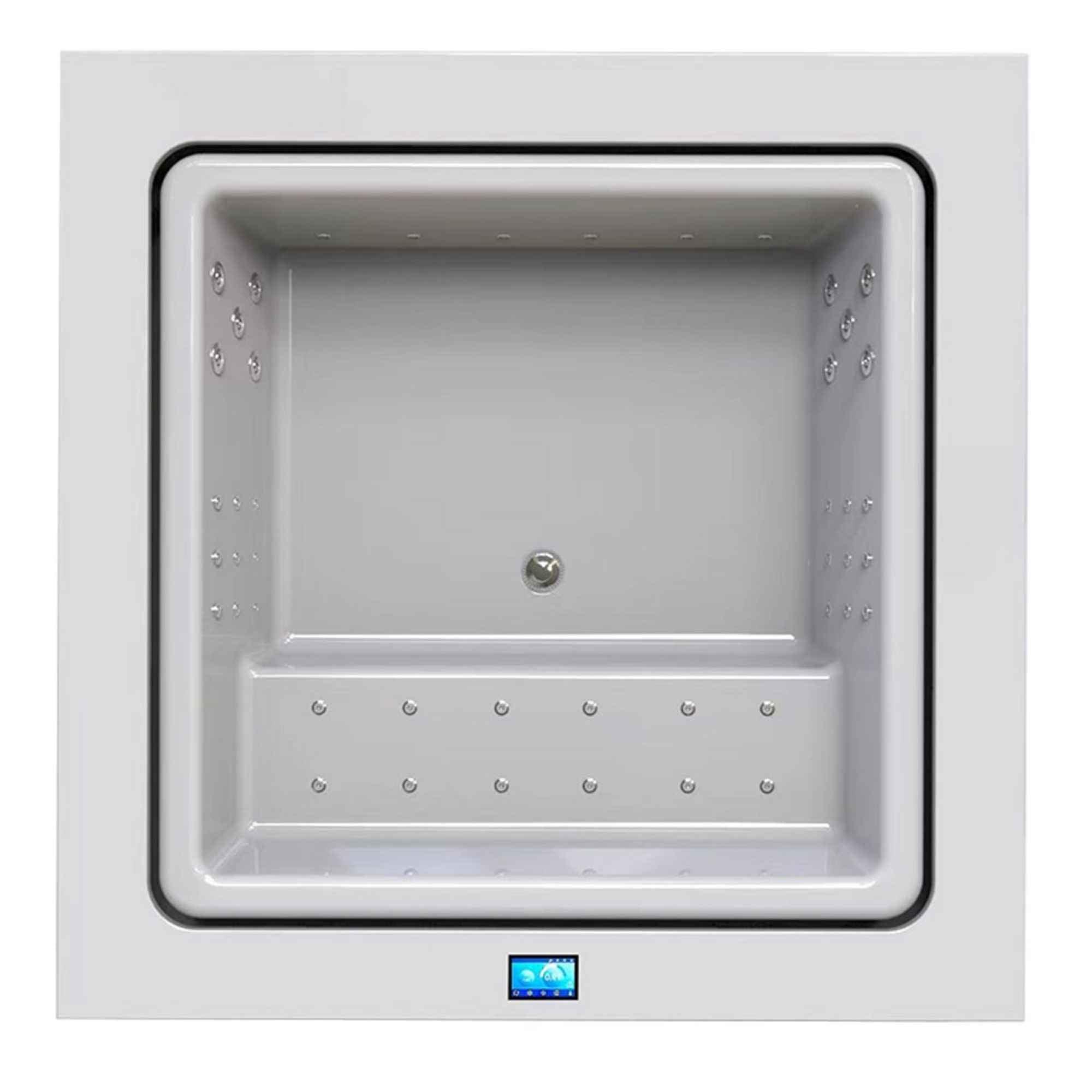 Incredibile Überlauf Whirlpool mit Infinity-Kante von Paolo Ferralli – luxuriöser Design-Whirlpool für Außenbereiche auf den Balearen
