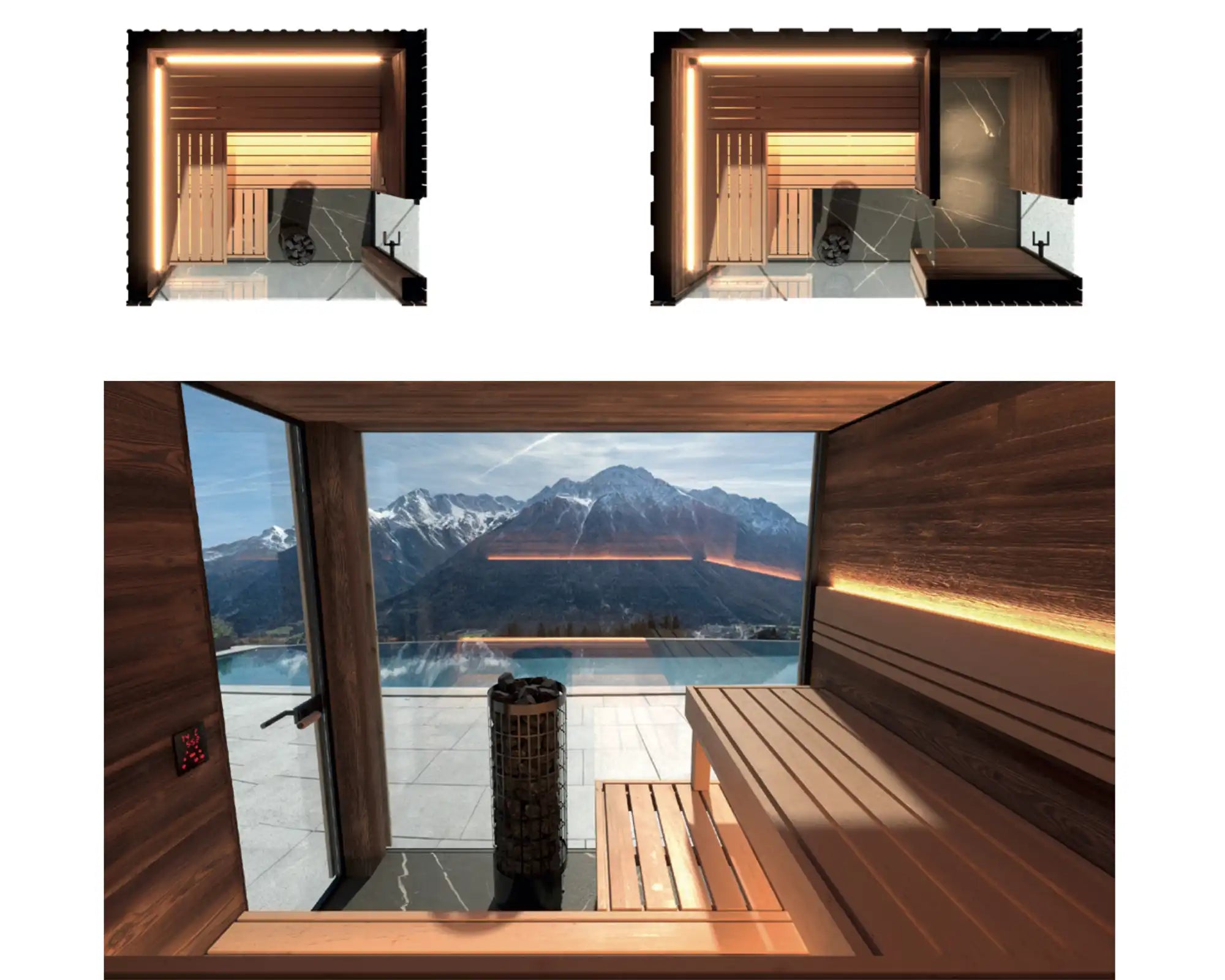L-Bank Layout Sauna 