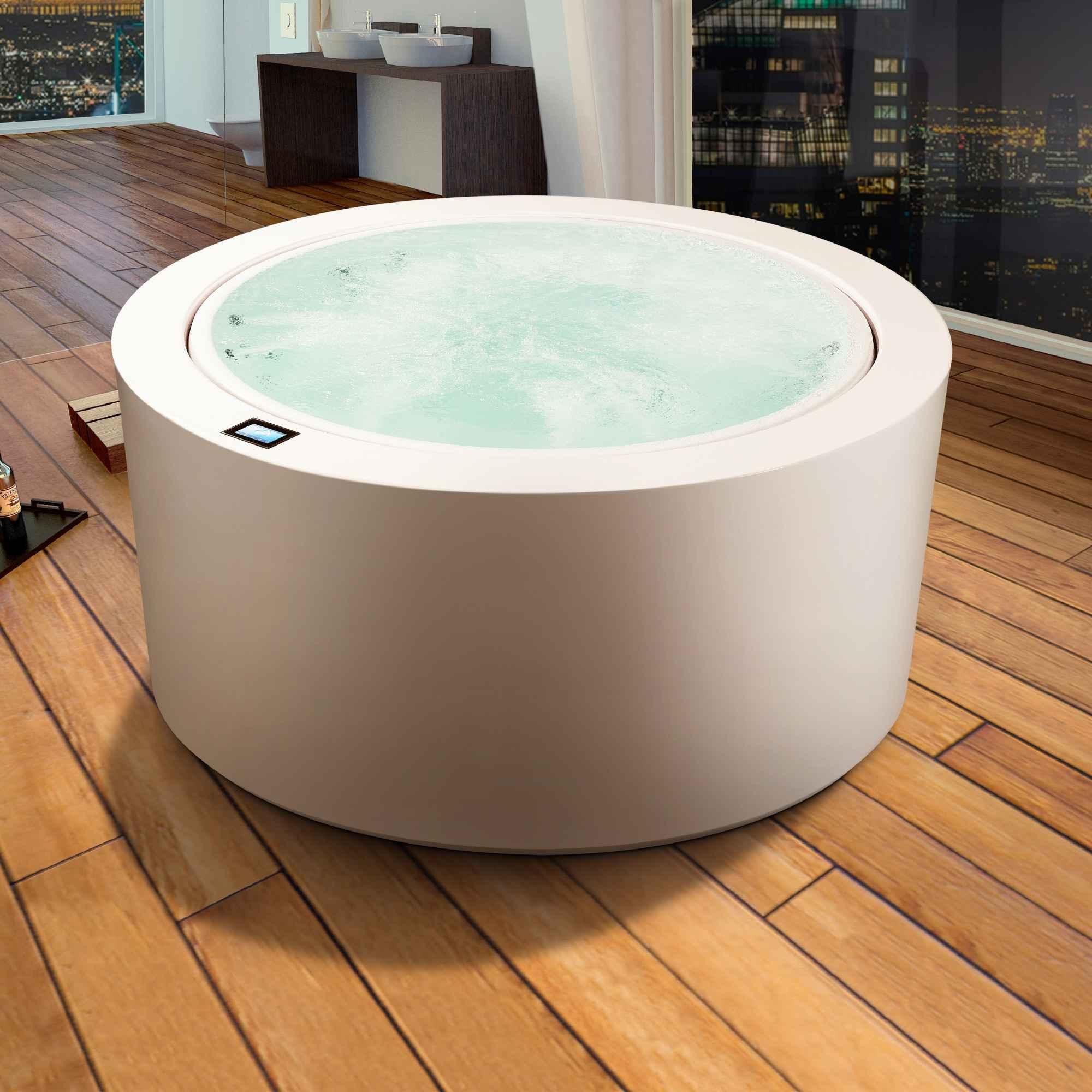 Überlaufwhirlpool „Tondo“ von Paolo Ferralli - Luxus und Technik für Ihre Outdoor-Oase bei AZURA SPA & LIVING