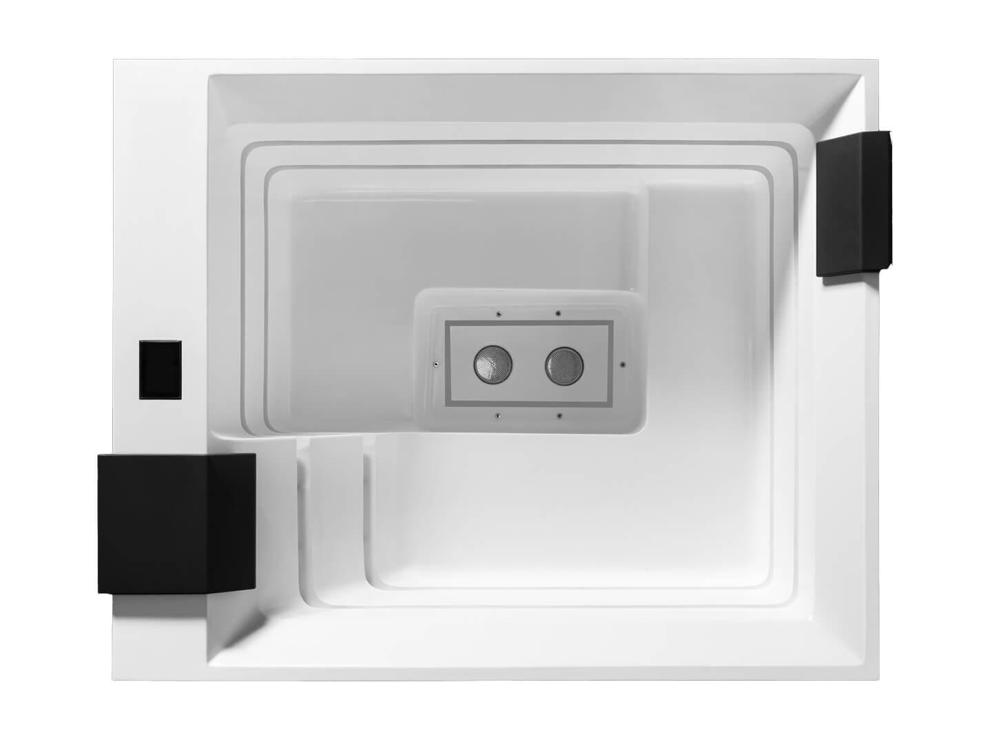 Whirlpool Paolo Ferralli Minimalista 4 Personen - 3 Pumpen - AZURA SPA & LIVING