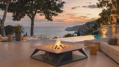 Design Feuerstelle Nardo für moderne Terrassen und Gärten 