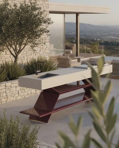 Outdoor Küche für Garten und Terrasse