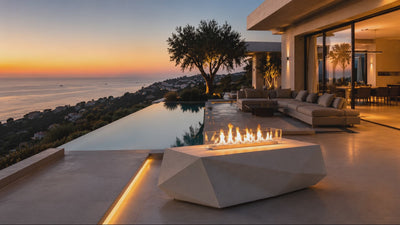 Feuerstelle Diamante auf Mallorca, perfekt für jede Terrasse und Garten 