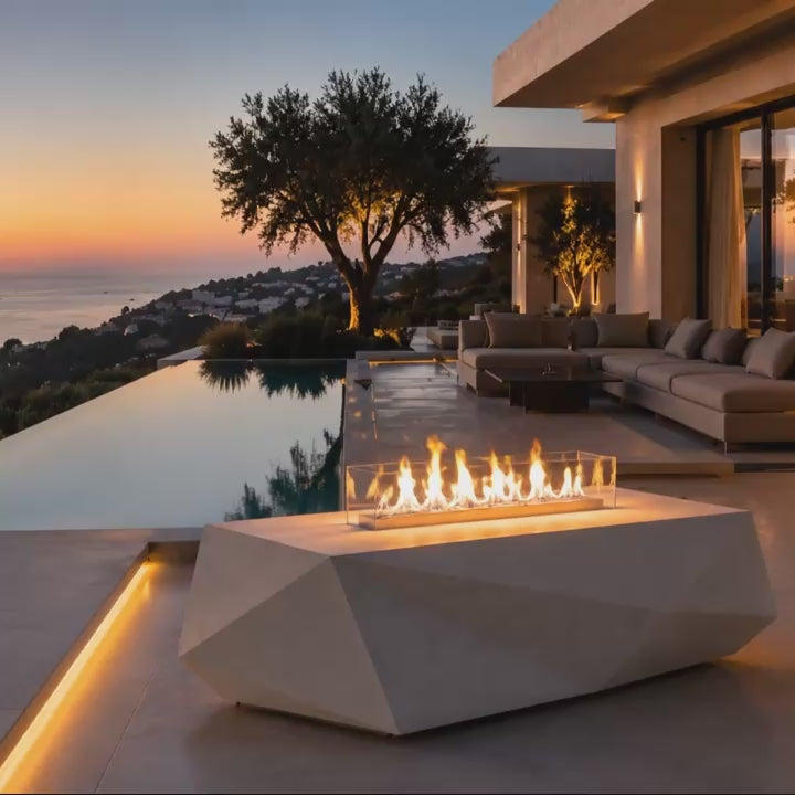Feuerstelle Diamante auf Mallorca, perfekt für jede Terrasse und Garten 